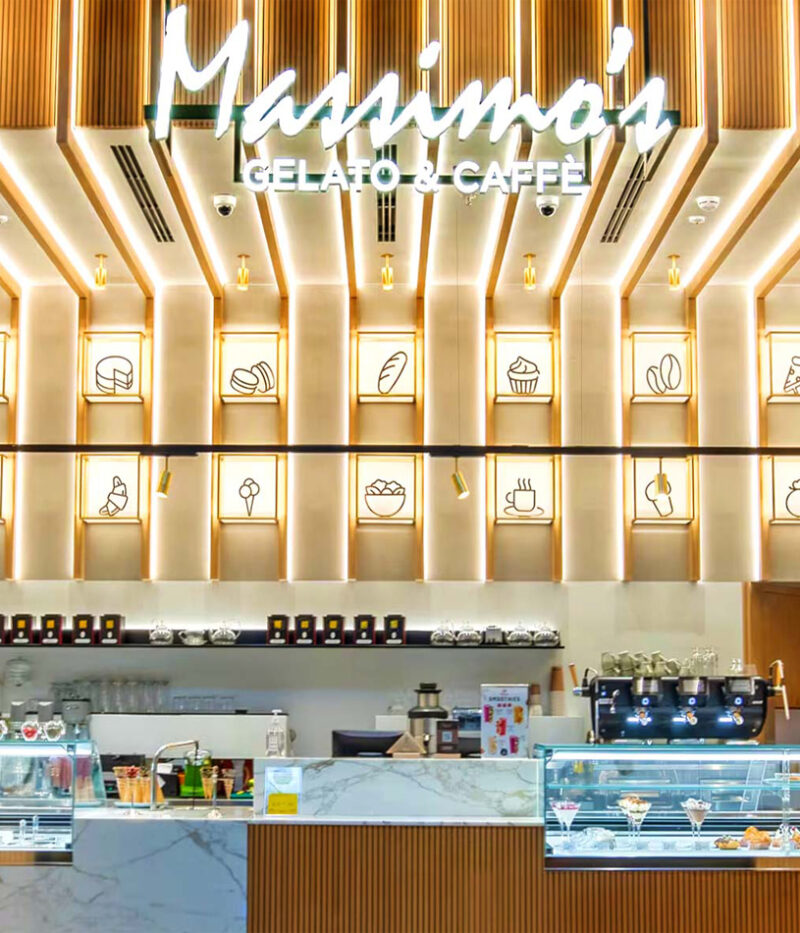 شعبه کافه Massimo’s Gelato & Caffe دبی