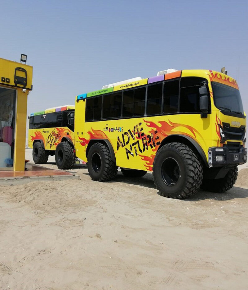 تور اتوبوس غول‌پیکر قطر