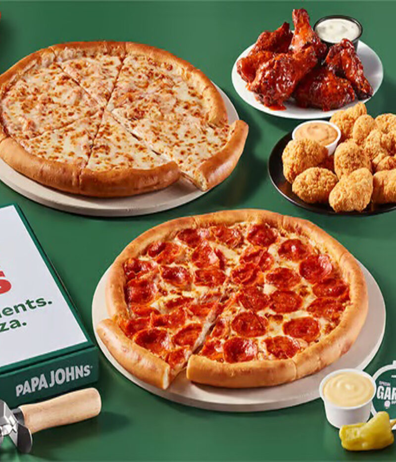 هزینه ووچر پیتزا پاپا جونز دبی