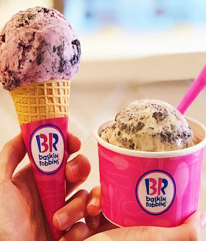 شعبه بستنی بسکین رابینز دبی