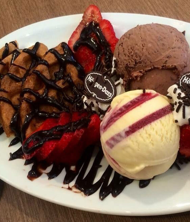 منو بستنی هاگن‌داز دبی