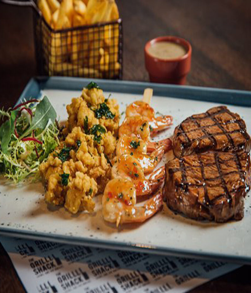 هزینه رستوران گریل شک دبی