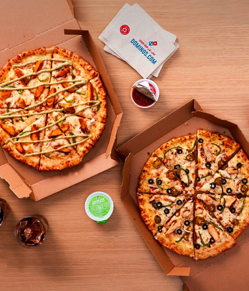 منو پیتزا دومینو ابوظبی