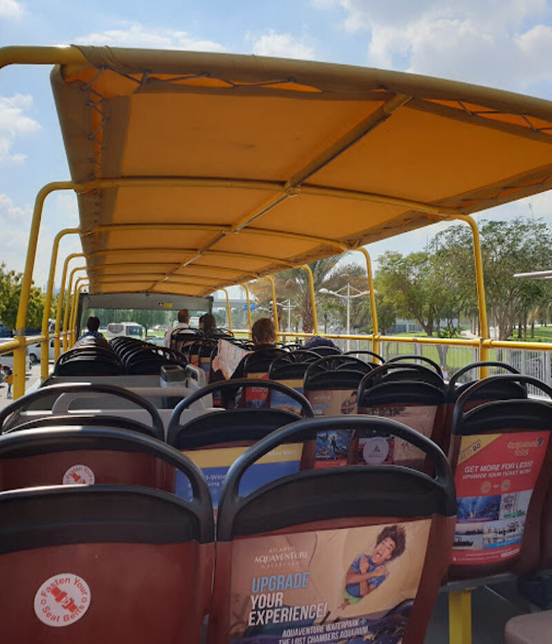 عکس اتوبوس گشت و گذار شهری دبی