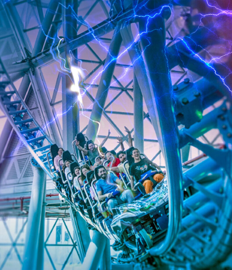 هزینه ترن هوایی طوفان دبی