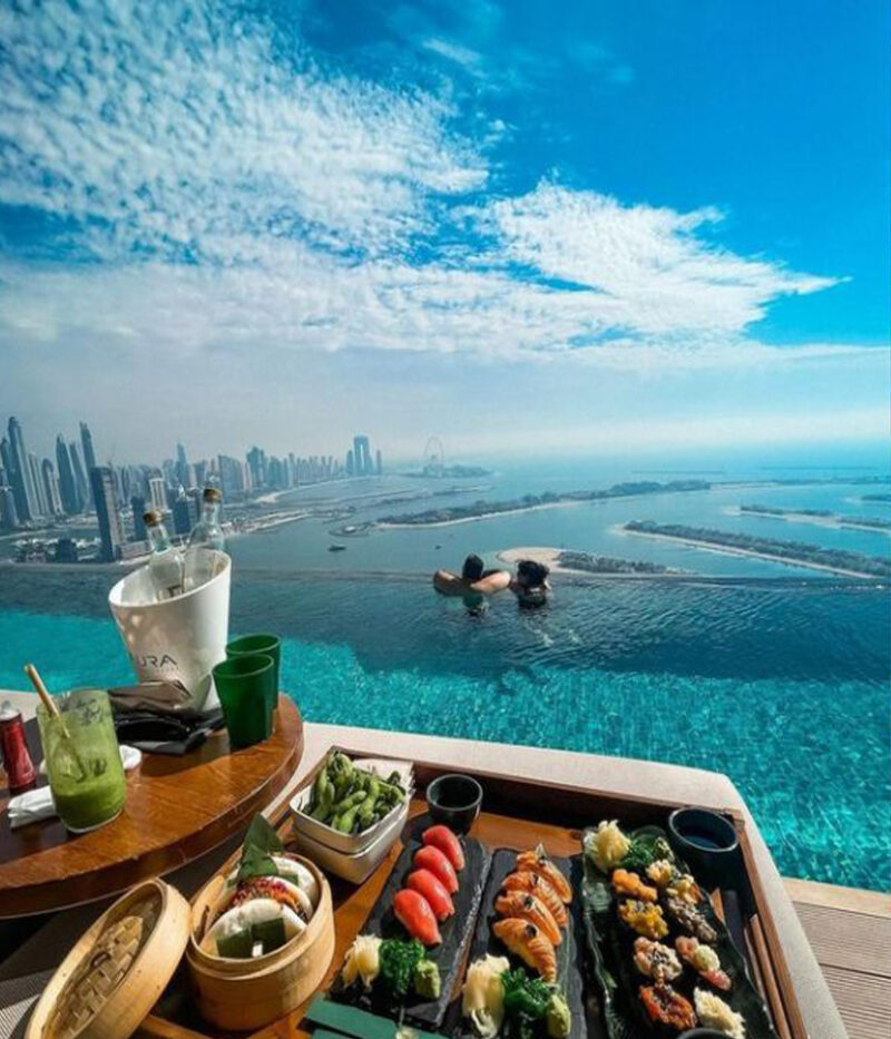 قیمت بلیط استخر اینفینیتی (آئورا) دبی