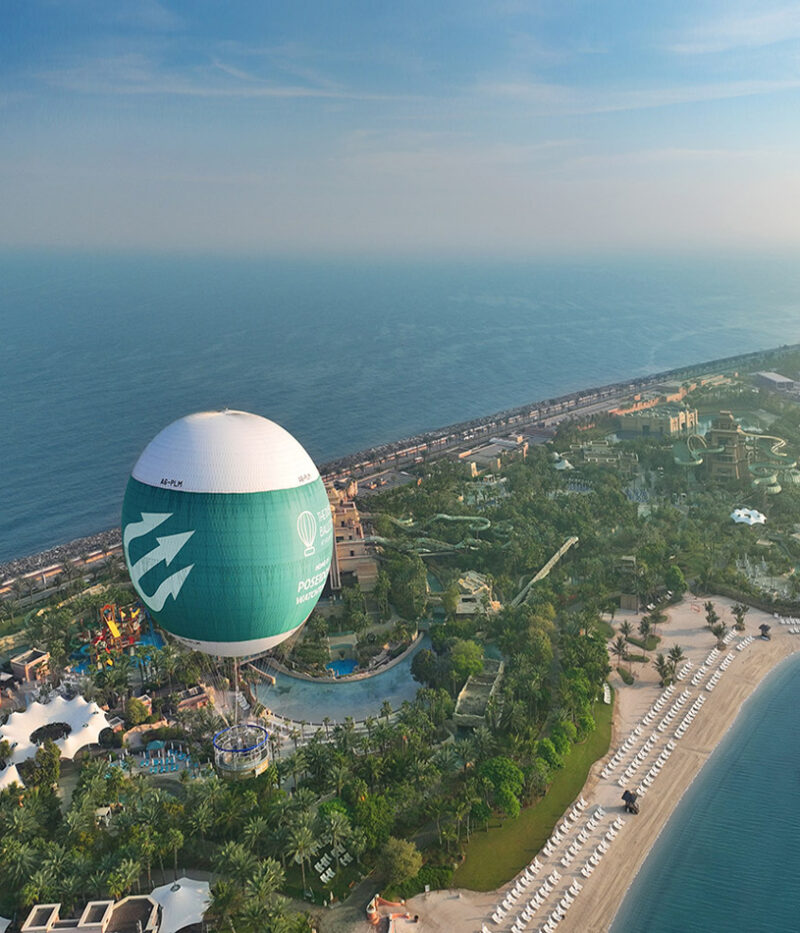هزینه بلیط بالن سواری پالم دبی