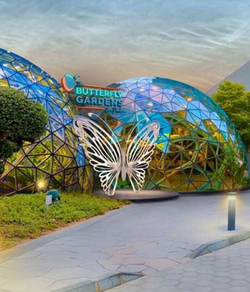 امکانات باغ پروانه ابوظبی