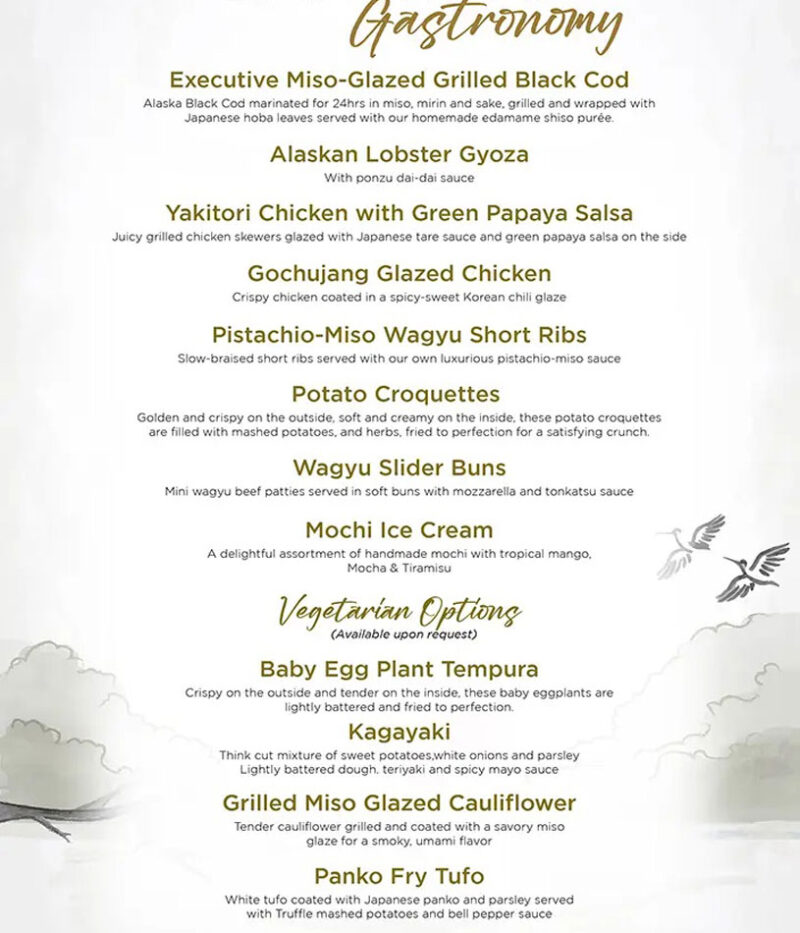 لیست غذا کشتی سوپر یات 7 ستاره دبی