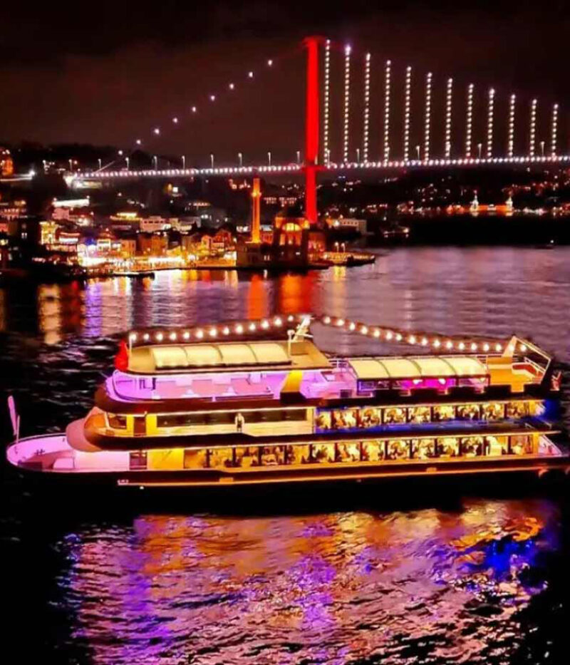 هزینه تور کروز بسفر با شام استانبول