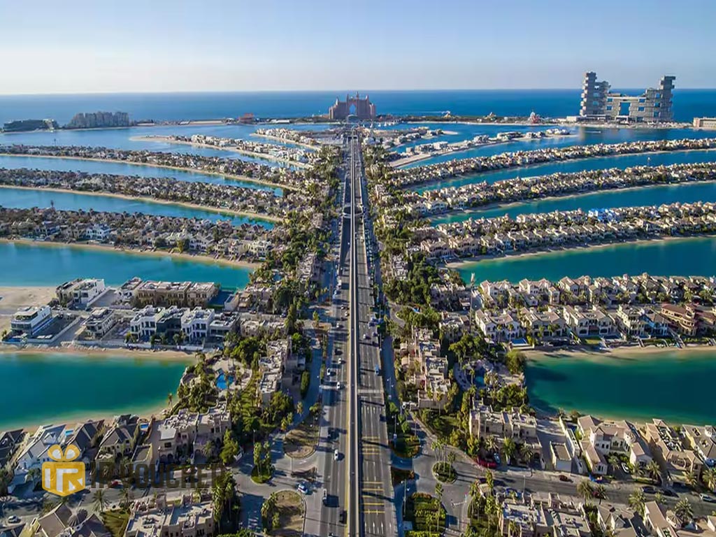 در جزیره نخل دبی چه چیزهایی میتوان دید؟